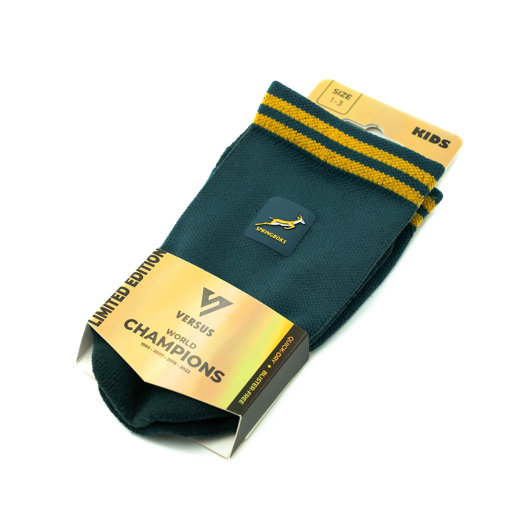 Springboks Rugby KIDS Active Crew Tab Socks - Image 6