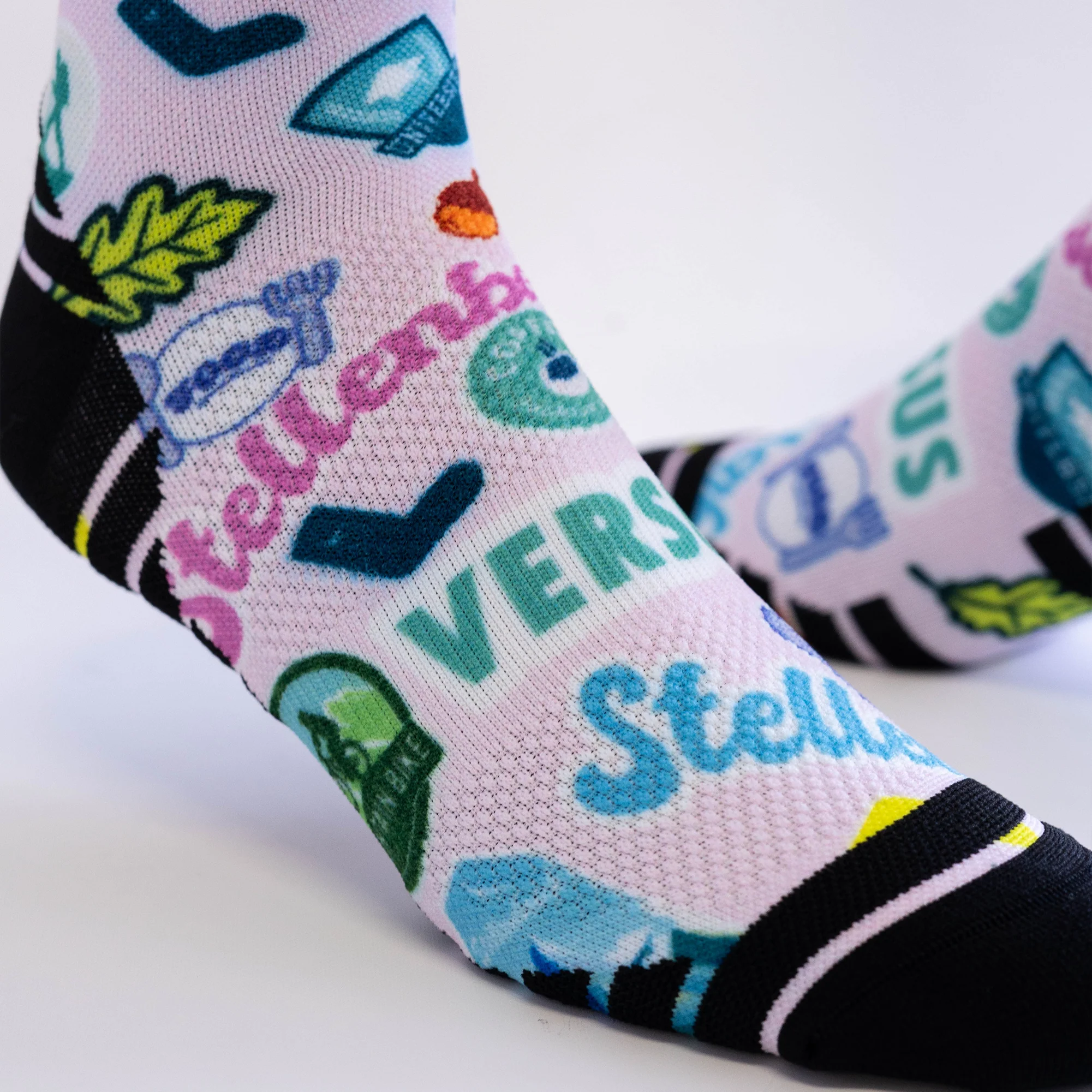 Stellenbosch Stickers Active Crew Socks - Image 5