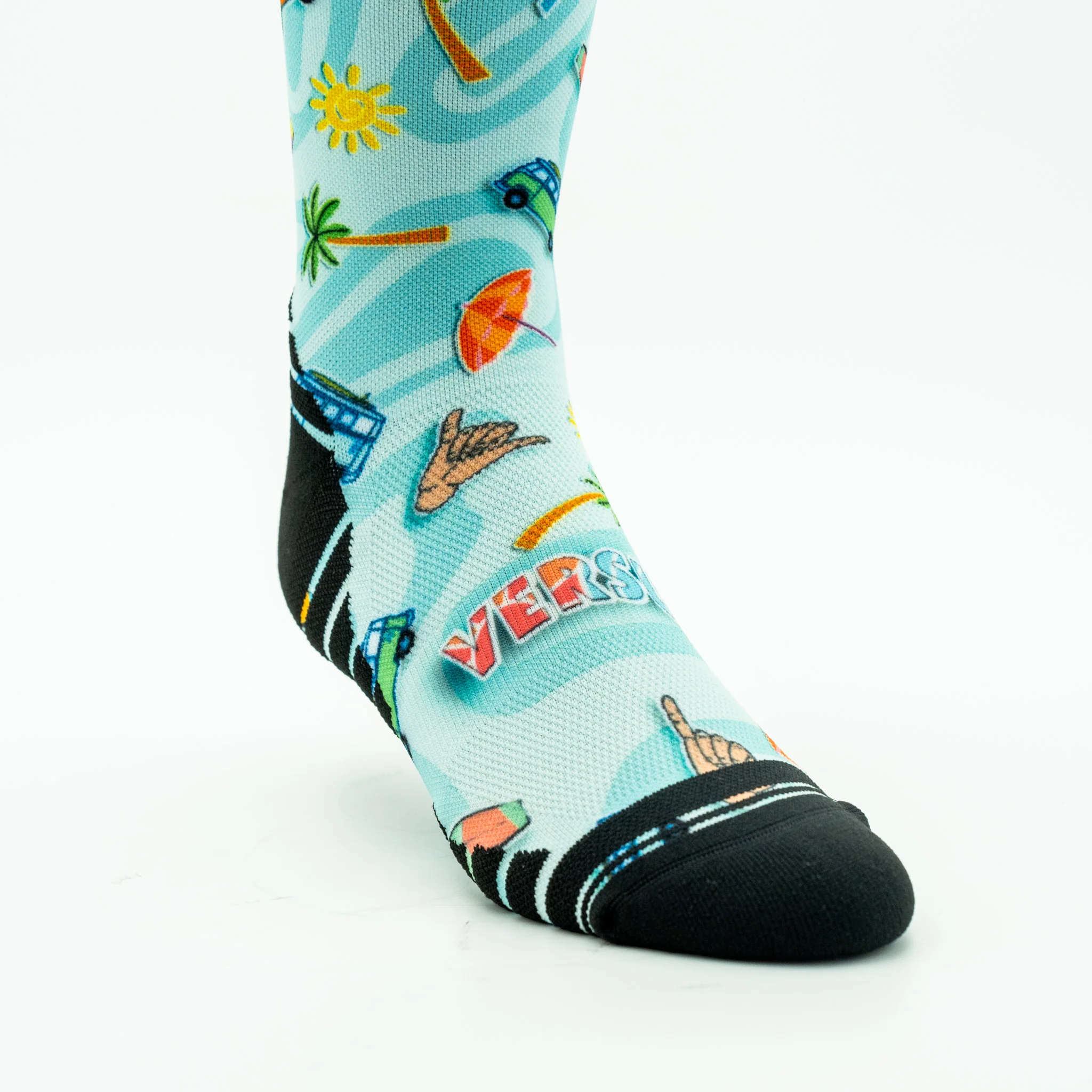 Summer Vibes Active Crew Socks - Image 2