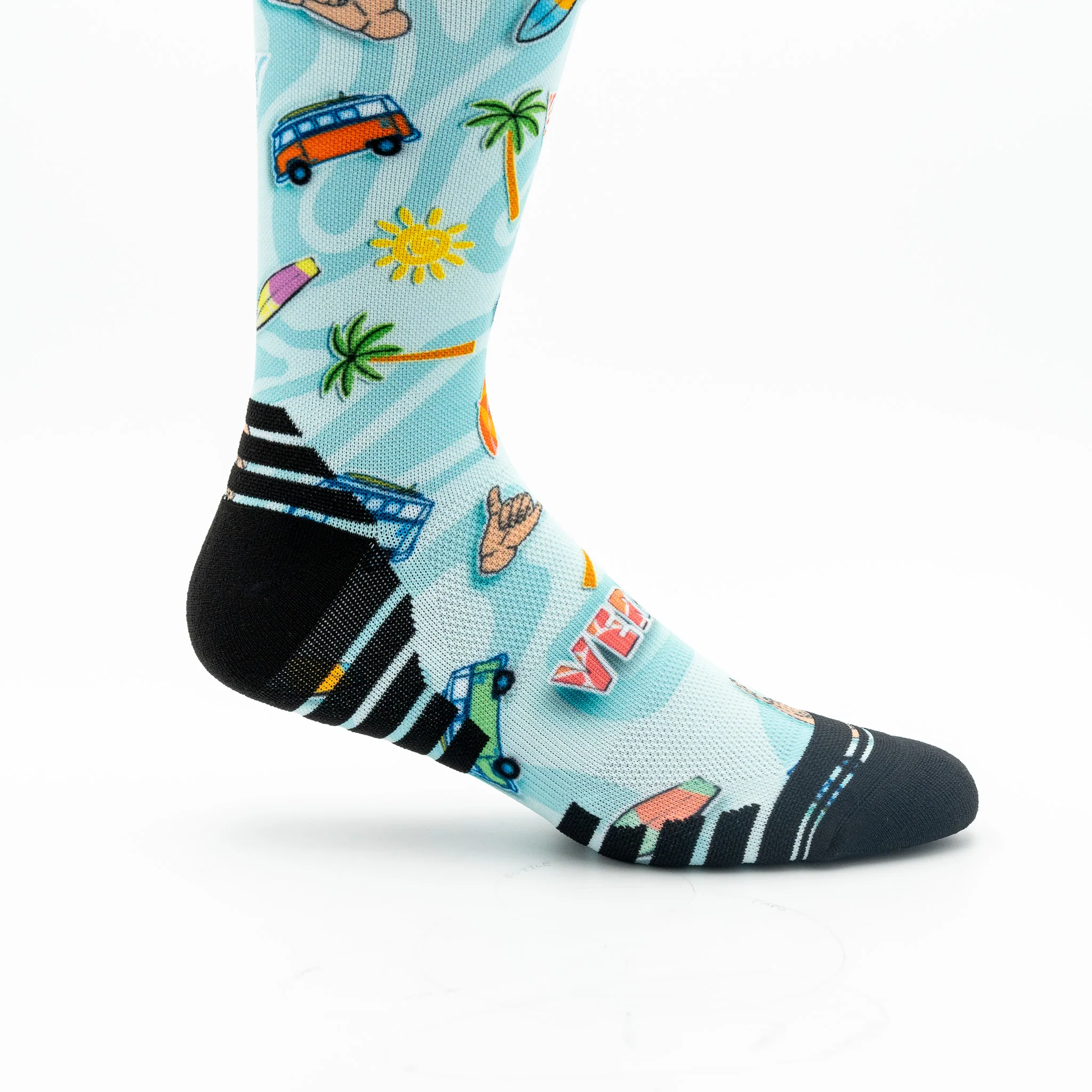 Summer Vibes Active Crew Socks - Image 3