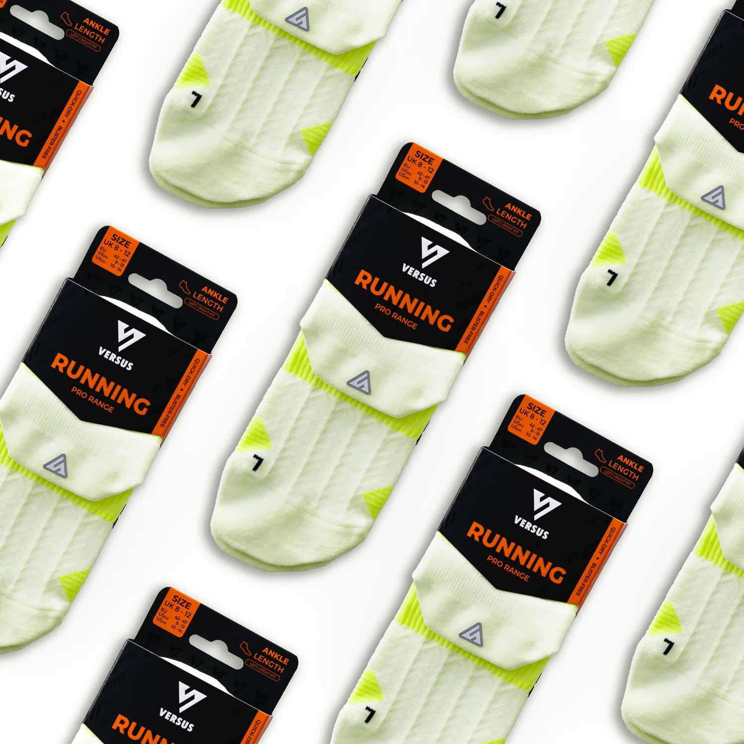 Sunny Lime Running Ankle Socks - Image 9