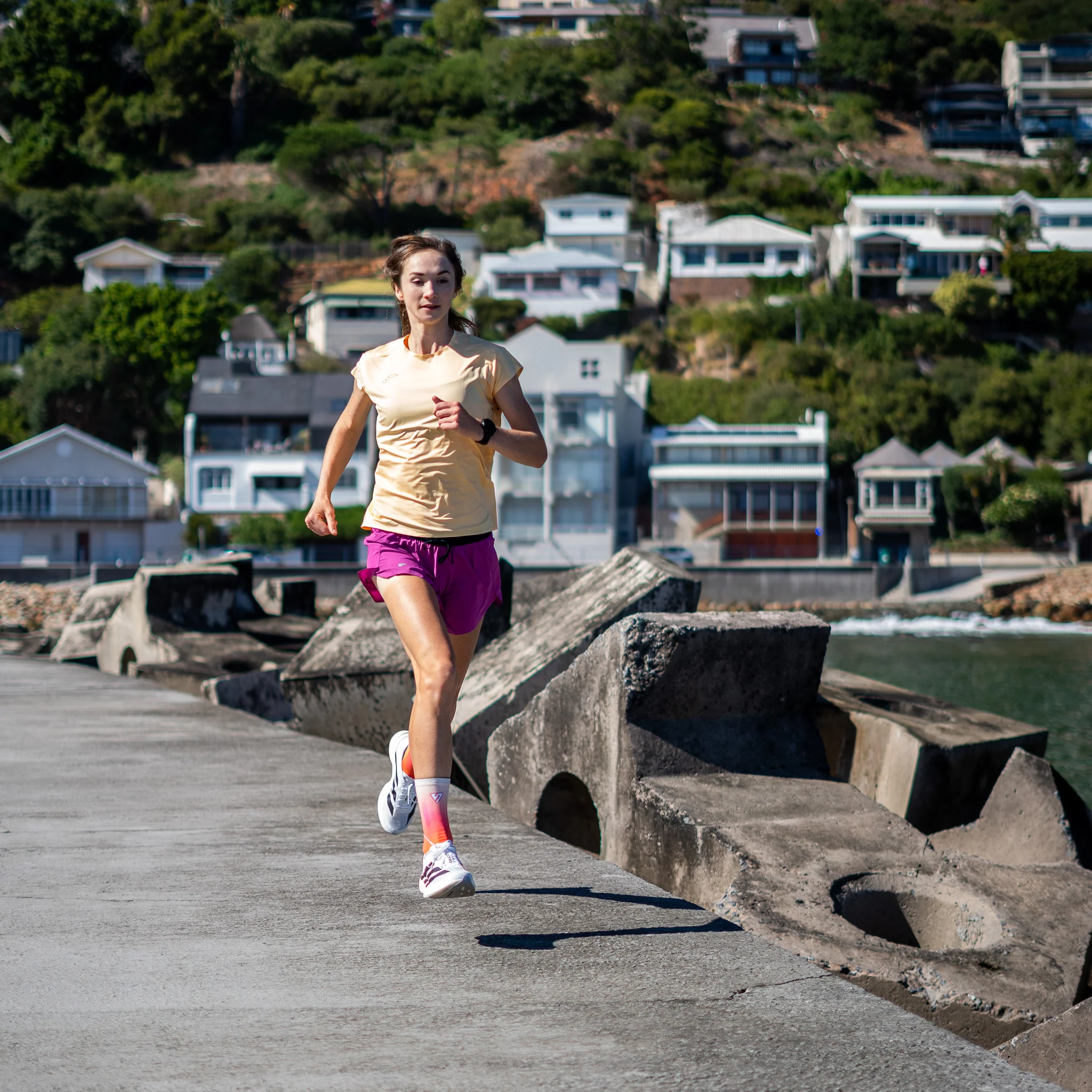 Sunset Sorbet Active Crew Socks - Image 4