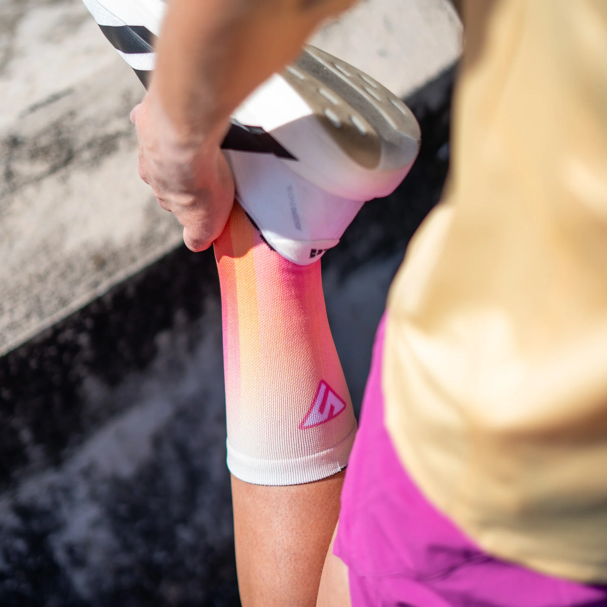Sunset Sorbet Active Crew Socks - Image 5