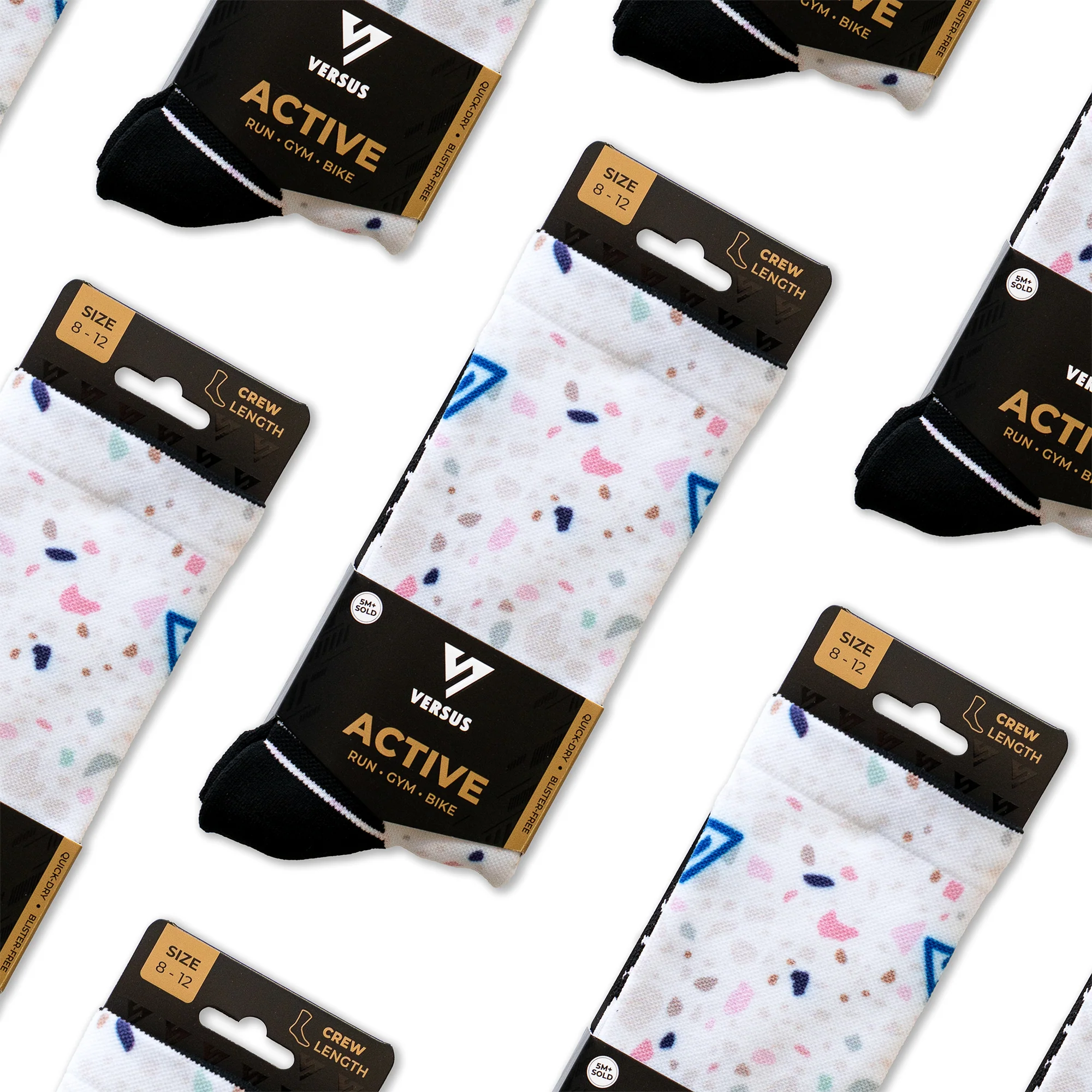 Terazzo Active Crew Socks - Image 6