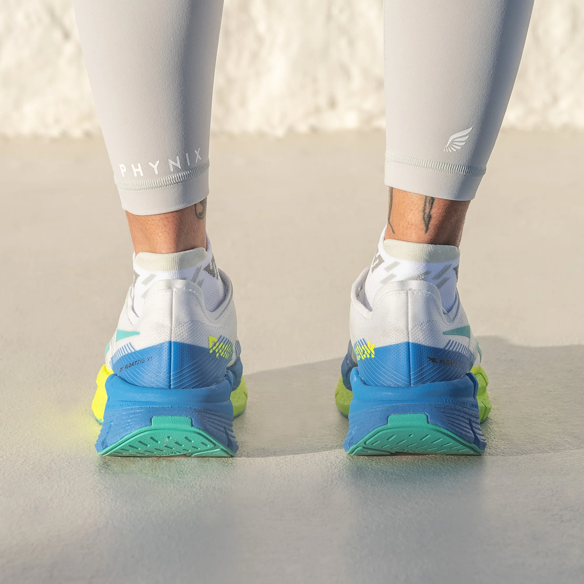 White Glacier Running Ankle Socks - Image 4
