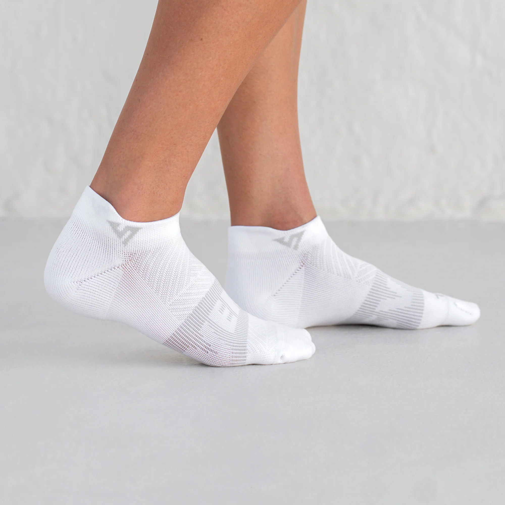 White Velocity Trainer Socks - Image 3