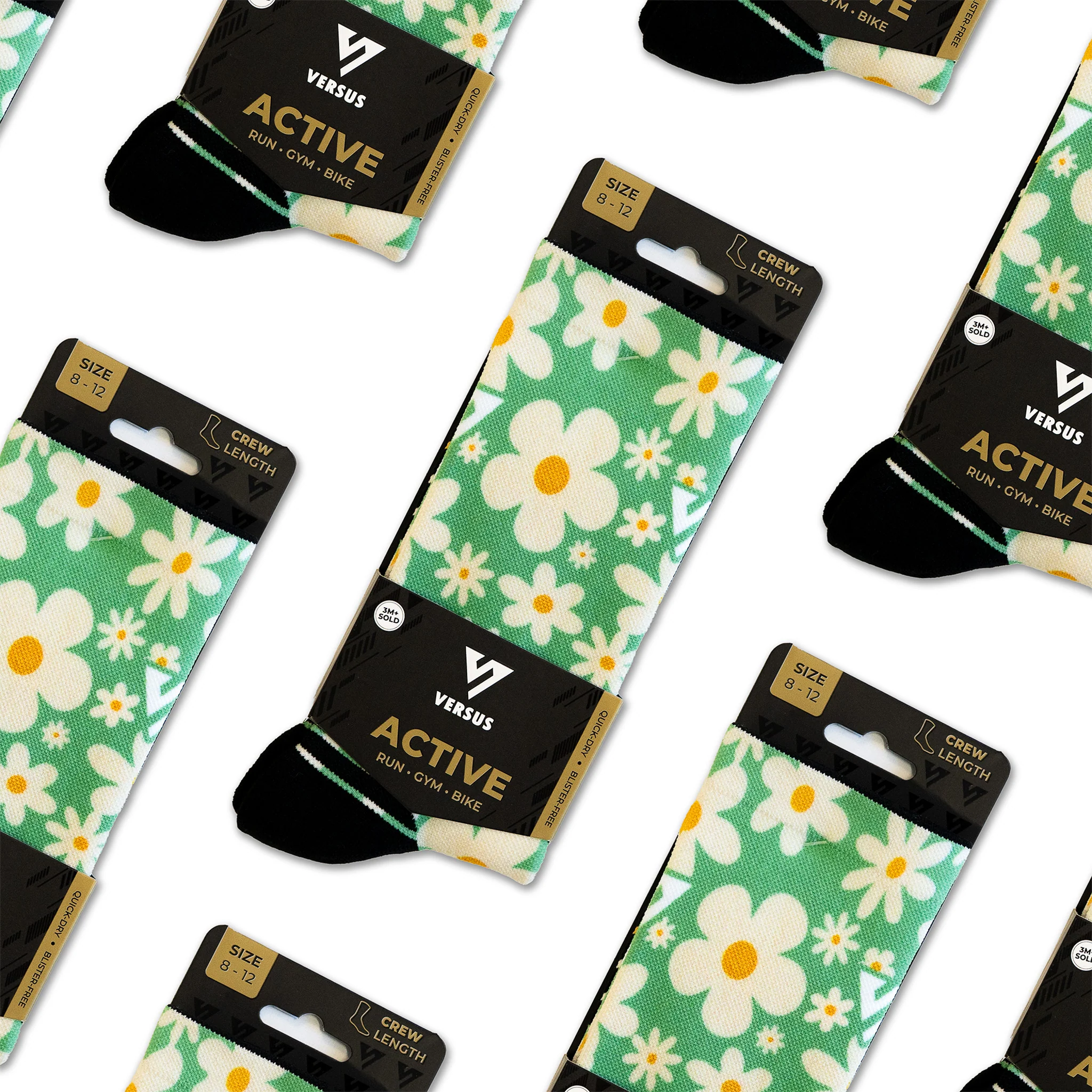Wild Bloom Active Crew Socks - Image 6